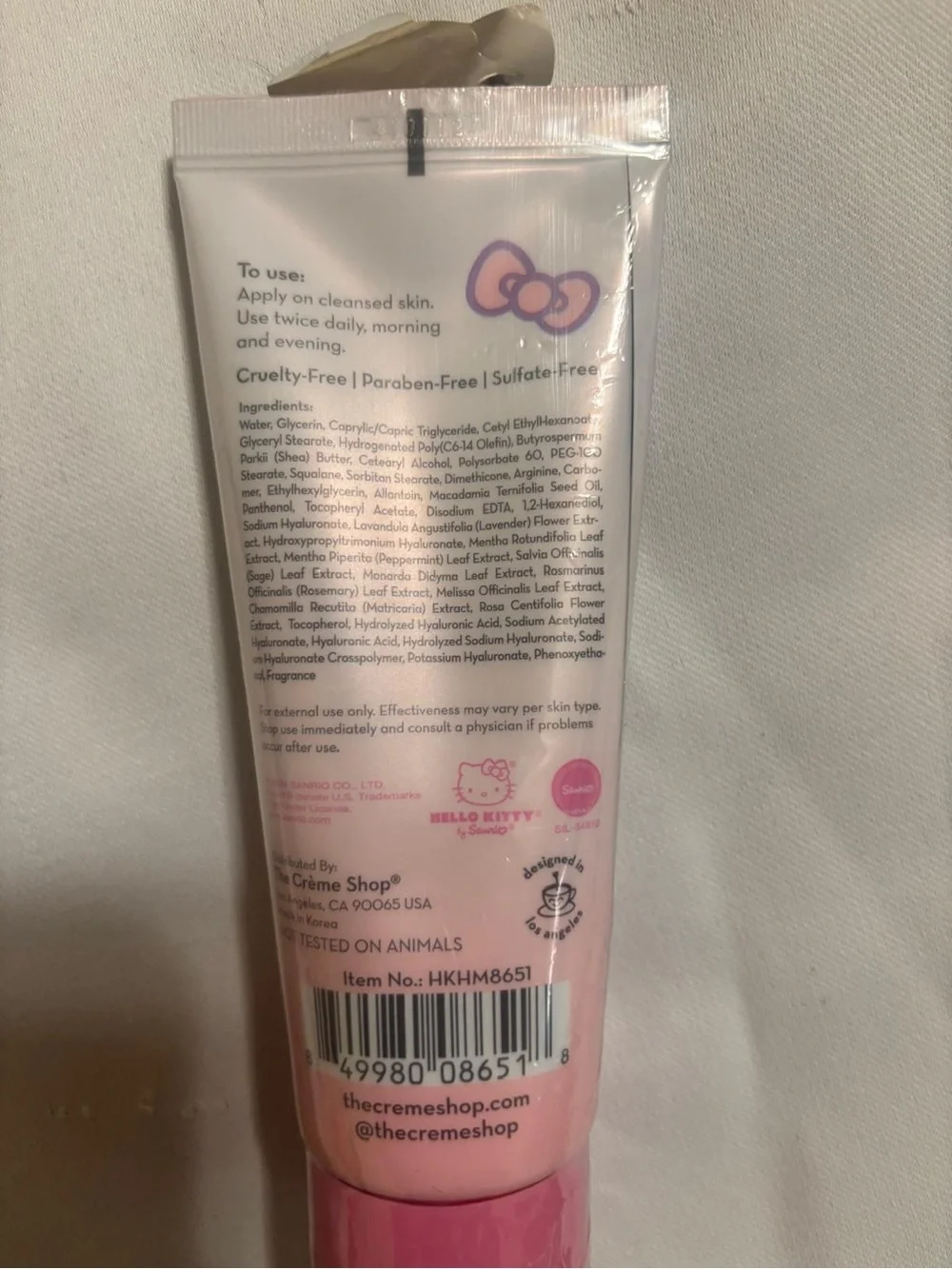 Hello Kitty Pink Daily Double Cleanse & Hydration Duo